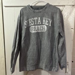 Oversized Siesta Key crewneck